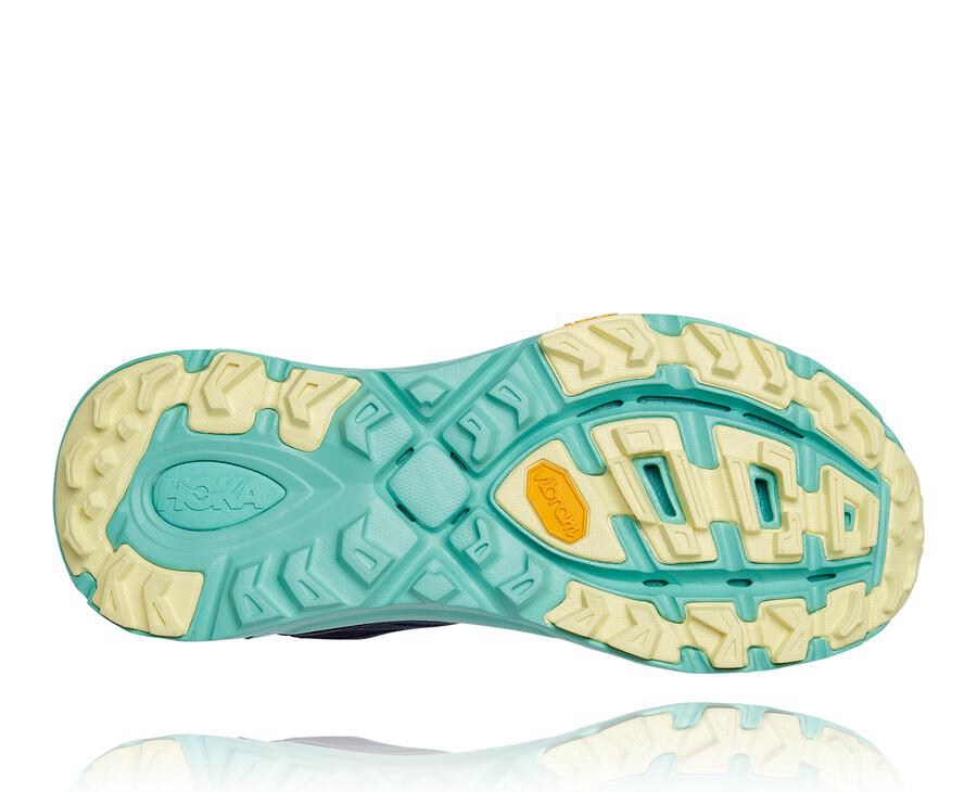 Hoka One One Trail Schoenen Dames - Mafate Speed 3 - Zwart/Mintgroen - CO4351789